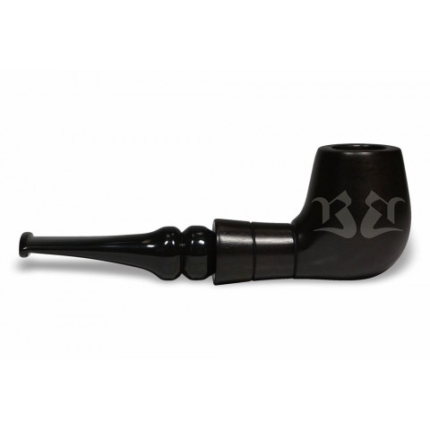Cachimbo Bertoldi New Rose Preto com Filtro 9mm Cachimbo Bertoldi New Rose Preto com Filtro 9mm